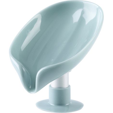Conteneurs de savon ménager Boîte à savon de toilette Porte-savon à feuilles d'égout Boîte à savon à lessive à deux niveaux (1/5)