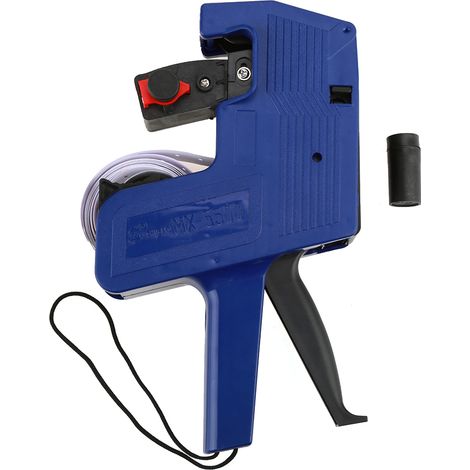 Étiqueteuse MX-5500 Bleue - Pistolet à étiquettes prix avec 8 chiffres, recharge d'encre et étiquettes incluses (1/5)