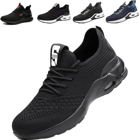 Chaussure de Securité Homme Femme Legere Baskets Securite Chaussure de Travail Vec Embout de Protection en Acier Chaussure de Chantier (1/5)