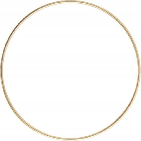 Cercle en métal 25 cm, or, 1 pc. (1/5)