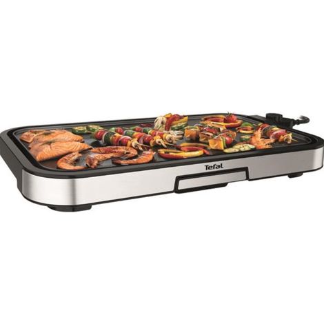 Tefal – Plancha électrique 2300W 30.4x55cm – Revêtement antiadhésif Resist+ – Jusqu'à 12 personnes – Thermostat réglable jusqu'à 250°