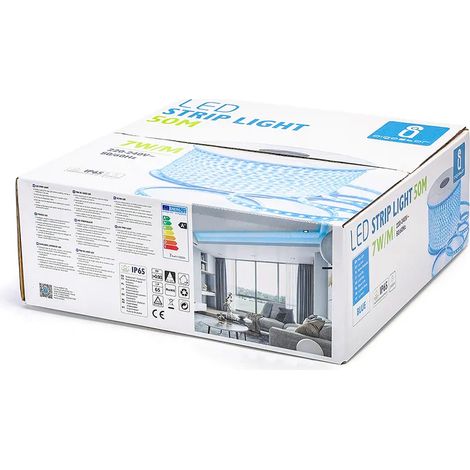 Striscia LED aigostar b10302xso 7W 50 m interno (1/3)