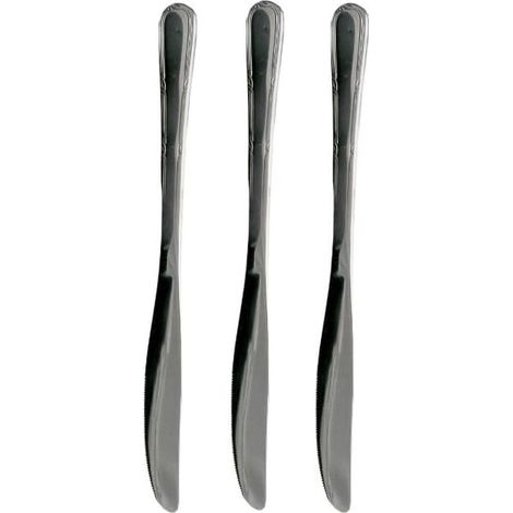Cuchillo de mesa plata Natalia 3 piezas