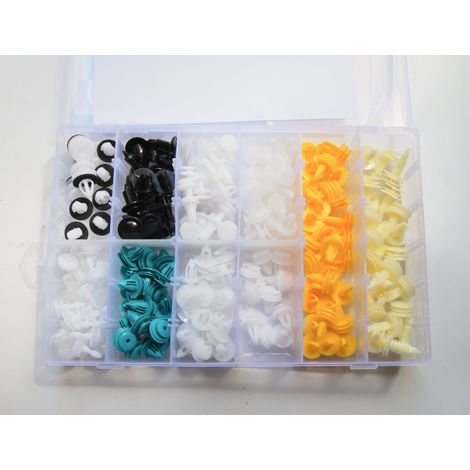 ACCESSORI CLIP 210 PZ INCASTRO CARROZZERIA FERMI PARAURTI PANNELLI PORTIERE 857