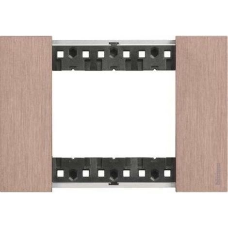 Living Now plaque cuivre 3 modules BTICINO BTKA4803ZM