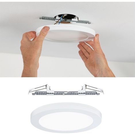 Paulmann LED Einbauleuchte Cover-it weiß 22,5 cm 16,5 W Einbauleuchte (1/5)