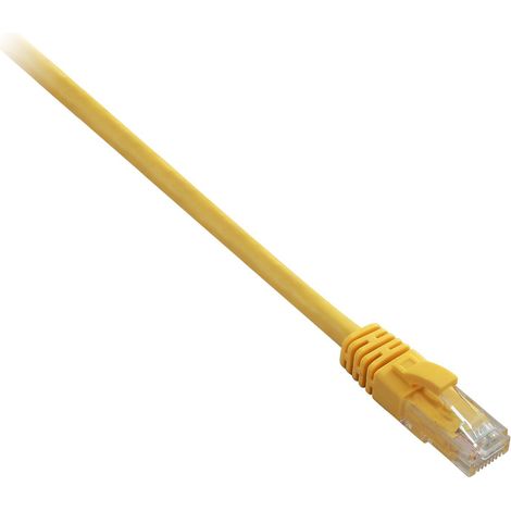 CABLE RJ45 CAT6 STP JAUNE 2M  100 PERCENT CUIVRE BLINDE