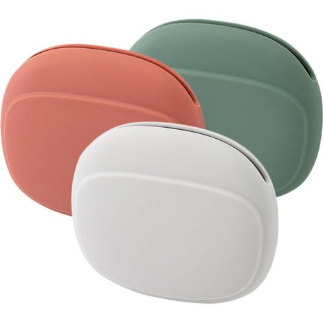 Organisateur de Boîte à Câbles en Silicone 3pcs, Étui de Rangement Portable pour Câble de Données, Facile à Transporter, pour Voyage en Extérieur (1/5)