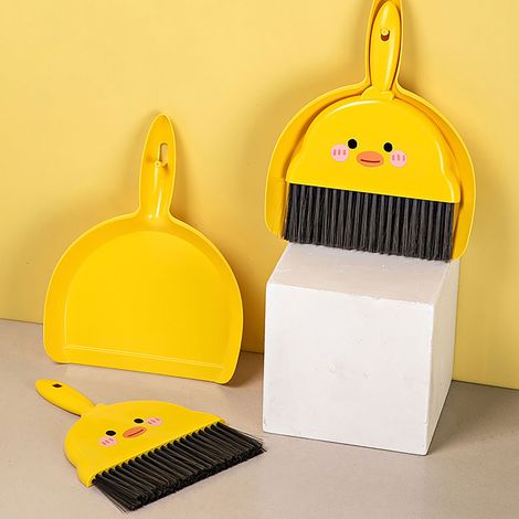 Ensemble balai et pelle de bureau 2 en 1 comprenant une mini pelle et une balayette pour le nettoyage du canapé et du bureau.