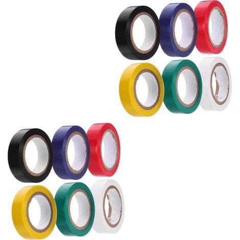 12 rouleaux de ruban isolant électrique, câblage, liquide haute (1/5)