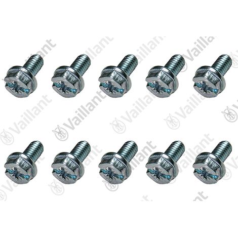 Vis hexagonales, 10 pièces