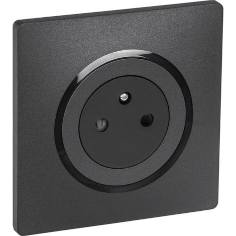 DEBFLEX - CASUAL EVO COMPLET PRISE 2P+T PUIT AFFLEURANT NOIR