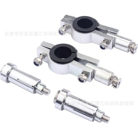 GY6 Scooter Off-road Bike Beach Buggy Motorcycle Accessories Flame Left and Right Handlebars Cover Throttle Twist Accelerator Pole (1/5)