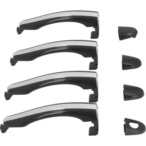 de porte extérieures noires 4 pièces 82651 3L000 kit de
