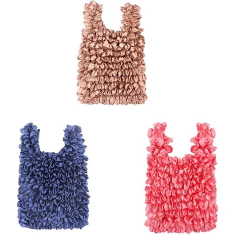 Borse per la spesa, confezione da 3, Magic Stretch Bag, ecologiche, pieghevoli, a pieghe, riutilizzabili (1/5)