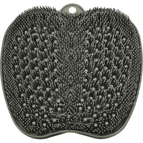 Tapis de douche exfoliant pour les pieds avec ventouses antidérapantes et brosse de spa pour nettoyer et exfolier vos pieds (1/5)