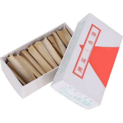 Feuerfeste Pyrometerkegel für Keramik- und Elektroöfen bis 1230 °C (1/5)