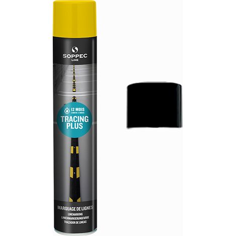 Peinture Noire pour marquage au sol Tracing Plus 750 ml SOPPEC