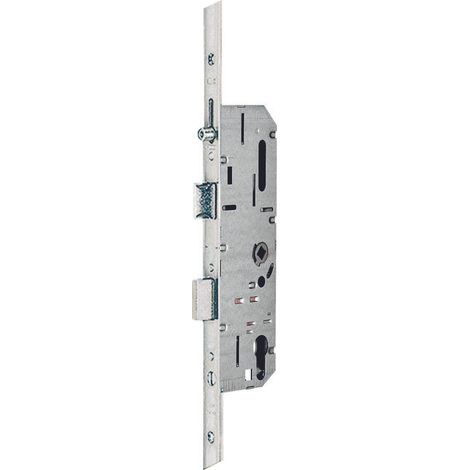 Vachette – Serrure à larder électrique 3 rouleaux – Coffre acier galvanisé – Entraxe 70 mm – Axe 50 mm – Sens gauche