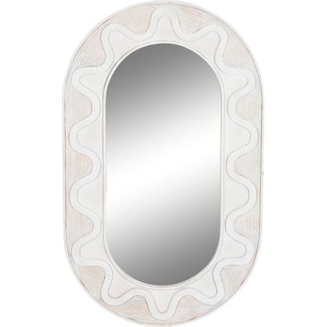 Miroir Mural - DKD Home Decor - Standard - Bois de manguier - Verre - Rectangulaire (1/4)