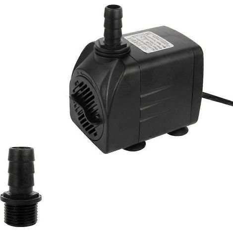 Pompe submersible de 25 watts avec tuyau de 1,5 mètre, compatible avec les aquariums, les bassins à poissons, les fontaines de bassin, les sculptures, les systèmes hydroponiques, les jeux d'eau et les (1/5)