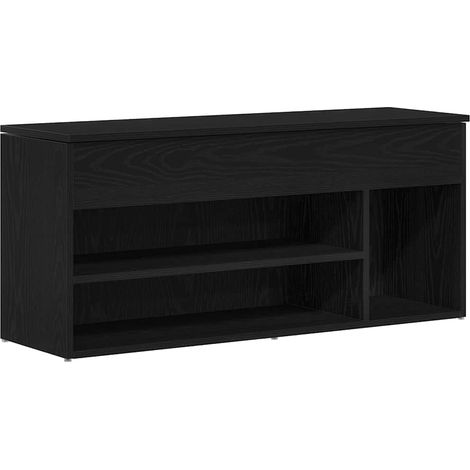Maison Exclusive - Zapatero roble negro 102x30,5x45 cm madera de