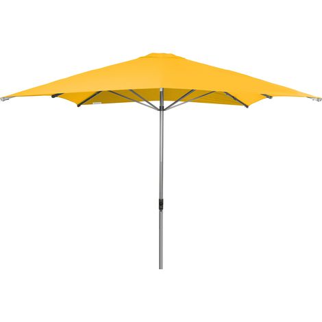 Doppler Sonnenschirm/ Großschirm "Alu Expert Teleskop" 300 x 300 cm, gelb, ohne Volant, Bezug aus 100% Polyester, Gestell aus Aluminium, 18,1 kg (1/5)