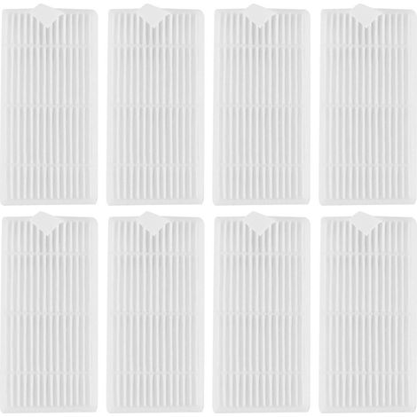 Lot de 8 filtres HEPA de qualité supérieure pour aspirateur robot iLife V3S, V5S et V3S Pro (1/5)