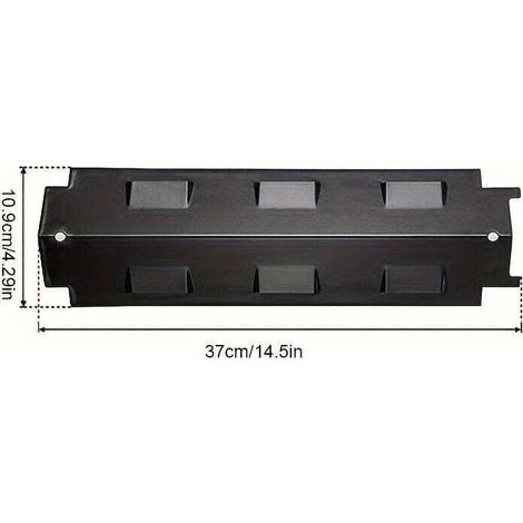 2 Pièces Plaque Chauffante Pour Gril à Gaz En Acier Inoxydable Barbecue Pièces, grille de protection pour brûleurs à barre Flavorizer (1/3)