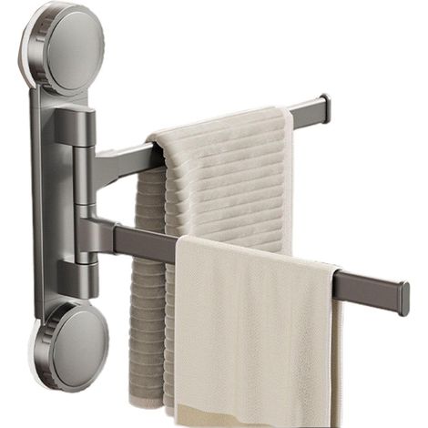 Porte-serviettes pivotant - Porte-serviettes mural rotatif, porte-serv (1/5)