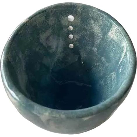 Defogliatore per erbe aromatiche in resina, defogliatore artigianale con fori multipli per una facile rimozione delle foglie, defogliatore per basilico, rosmarino, prezzemolo (blu)