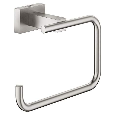 Grohe Essentials Cube Porta rotolo Cromo spazzolato, 40507DC1 (1/3)