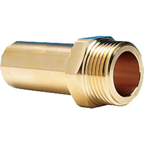 Aircraft 2153429 Einschraubstutzen (Messing) 28 mm AD / G1'' AG