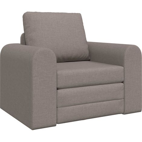 Canapé Sofa-Lit Taupe 98 x 71 x 83 cm tissu (1/5)