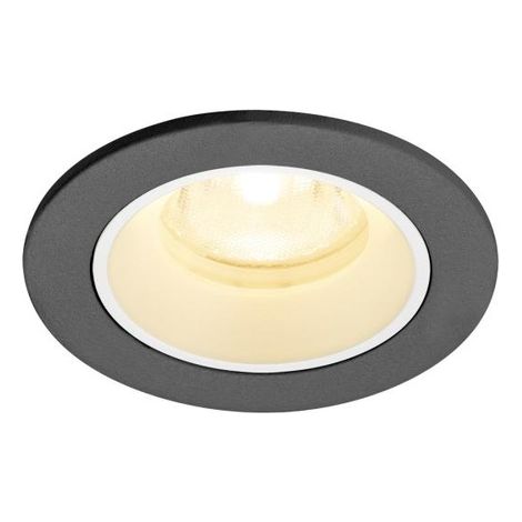 Spot encastré Numinos XS noir/blanc 3000K - 40 deg - 1009293
