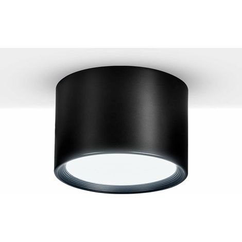 LED Ceiling Spotlight Black Warm White 6000K 12W Ceiling Light Living Room Dining Room Kitchen Corridor Bedroom 8.5CM (1/5)