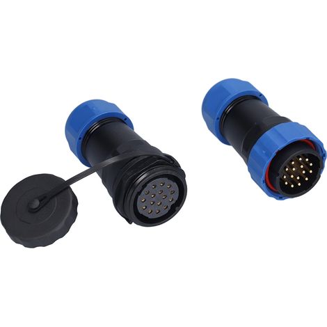 Connecteur étanche aviation SP28 16 broches IP68 résistant à l'oxydation en PA66