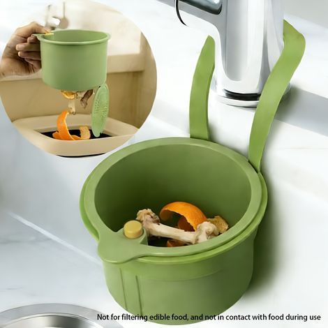 Panier-filtre d'évier à pression, sans dégâts panier-filtre mural pour déchets et résidus de cuisine.
