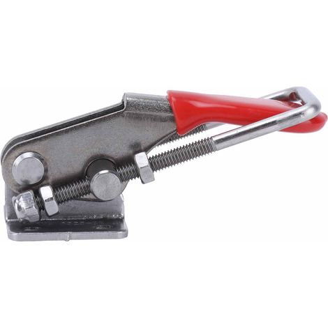 Pince à bascule en acier inoxydable, verrou réglable, loquet à boucle, fixation à dégagement rapide (1/5)