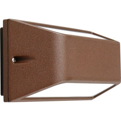 Applique led da parete mod. Lagos colore corten (1/2)