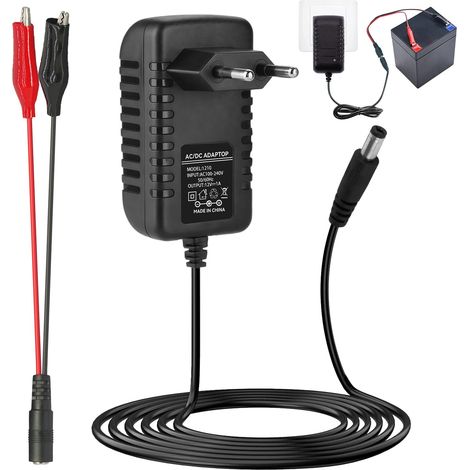 12V 1A Chargeur Universel DC Chargeur Voiture Quad Electrique Enfant (1/5)