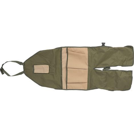 - Gartenschürze - 600D Oxford-Gewebe - Beinschutz und Werkzeugtaschen - Für Garten, Hof und Bauernhof - Schwarz - 70 x 90 cm (1/5)