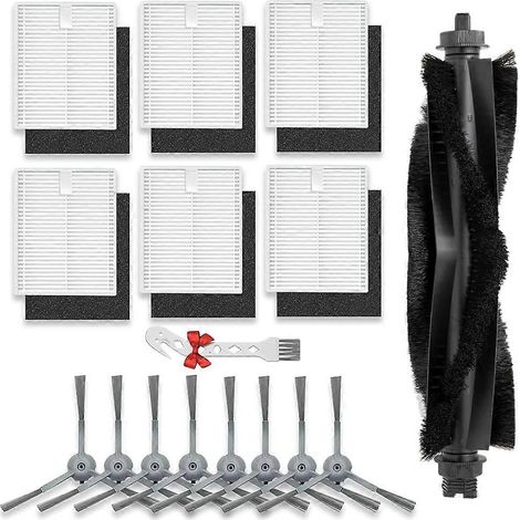 Filtre pour aspirateur brosse pour aspirateur Filtre de brosse pour aspirateur filtre de L60/ L60 / L50/ L50 Robot Aspirateur Main Side Brosse HEPA Filtre pièce détachée (1/5)