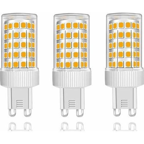 Ampoules LED G9 10 W (équivalent 150 W halogène) – Lot de 3, 1000 lm, 3000 K, angle 360°, non dimmable, classe énergétique B (1/5)