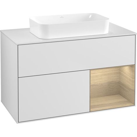 Villeroy & Boch G661PCMT Meuble sous-lavabo Finion G66 (1/2)