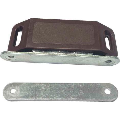 Iman para puerta marron (2 piezas) 75x18mm (1/3)