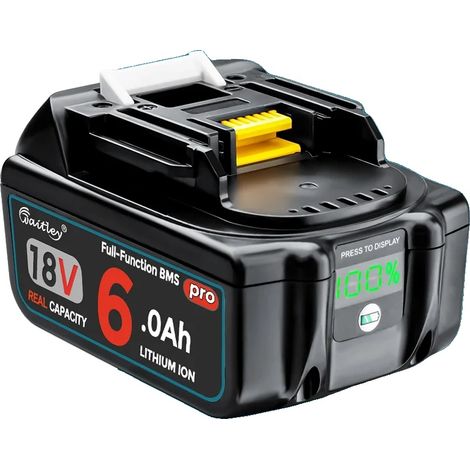 Hochleistungs-Akku für Elektrowerkzeuge, sicher in der Anwendung, 1 Stück 6-Ah-Akku (1/2)