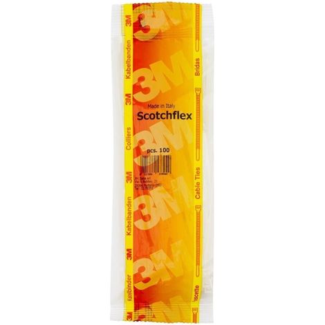 Bolsa Bridas Scotchflex FS 100 A-C 2,5 x 100mm (100 un) 3M 7000035281-AC Blanco