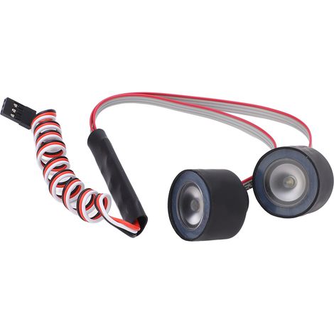 LED-Scheinwerfer für ZD Racing DBX-07 1/7 RC-Car, Angel Eyes Beleuchtungsset