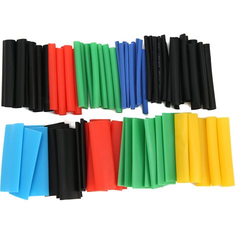 530 Pièces Manchons Thermorétractables Multicolores pour Isolation et Protection Électrique (1/5)